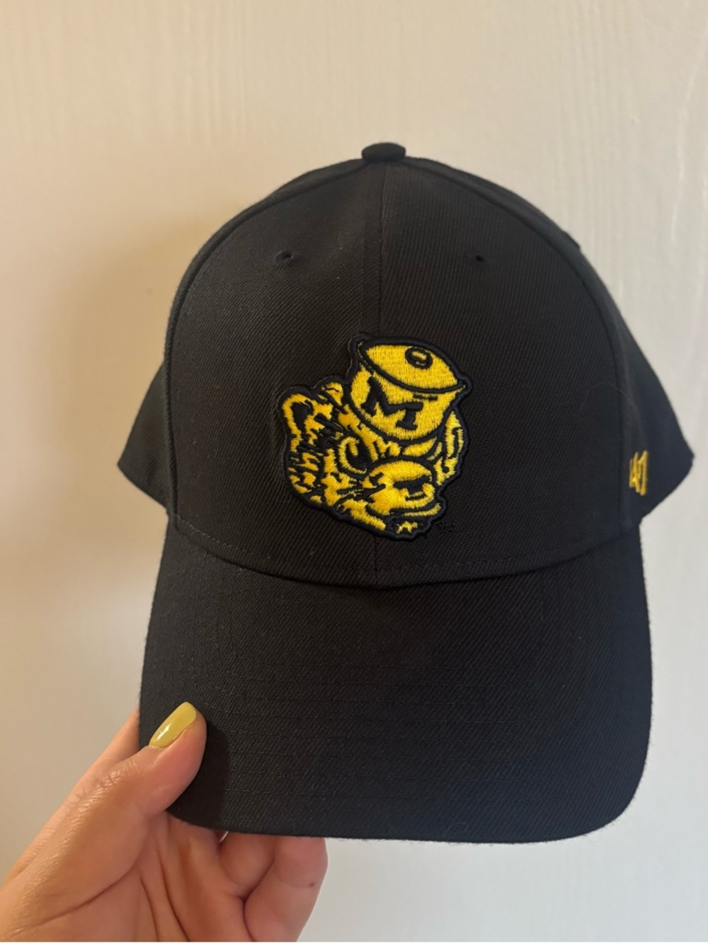 47 Brand University of Michigan Wolverines Black hat NWOT
